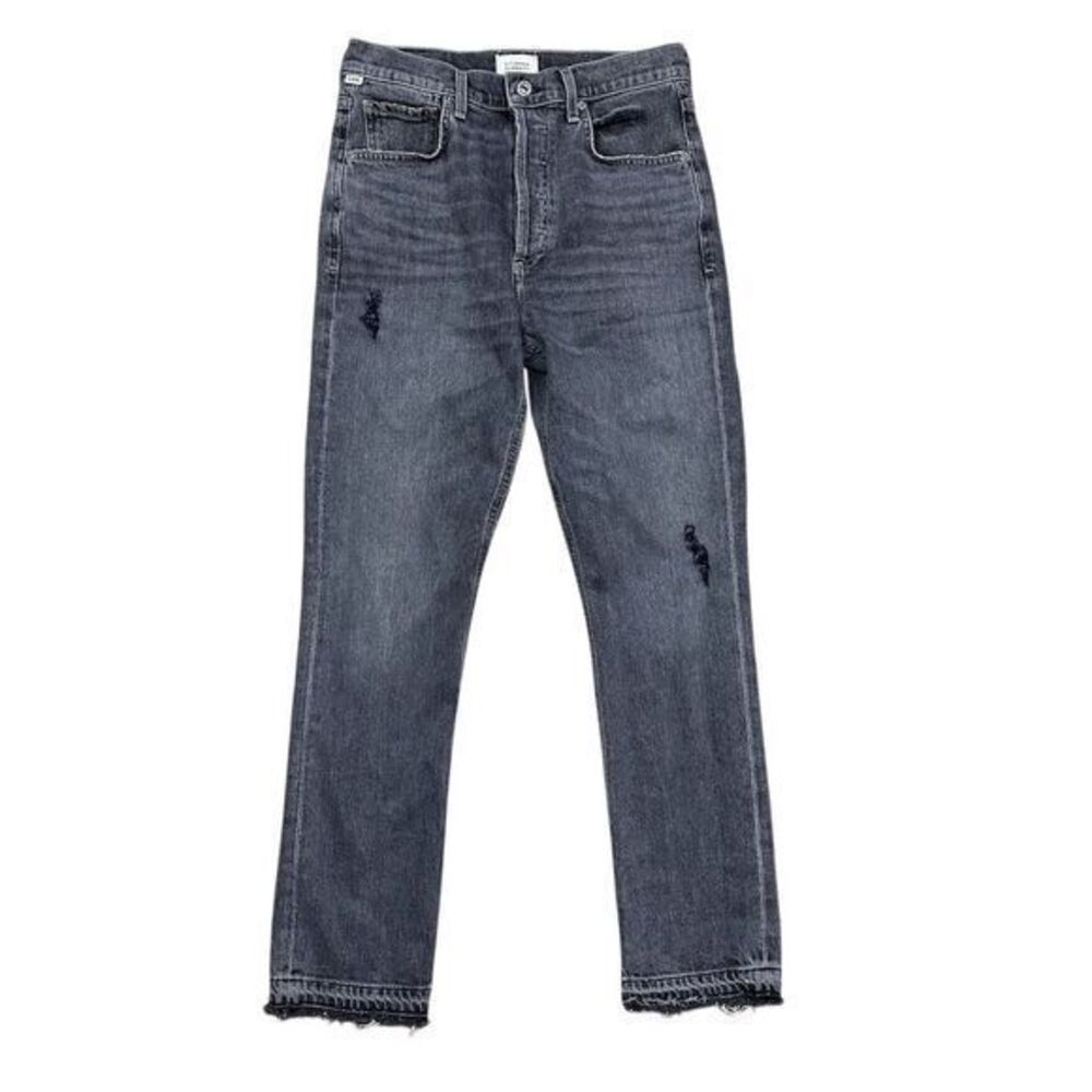Citizens of Humanity Women's Size 25 Jolene‎ High Rise Slim Distressed Jeans